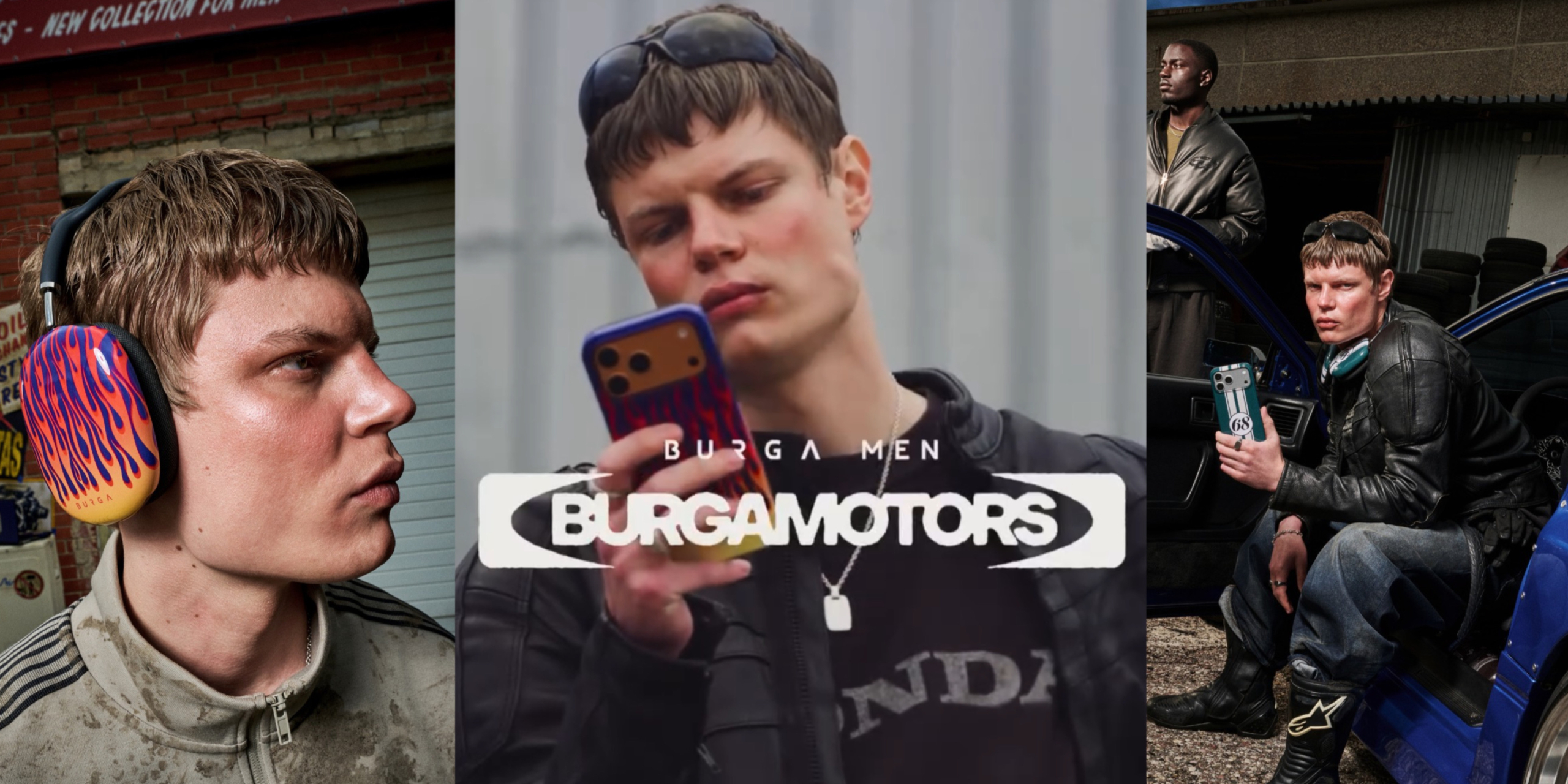 Anton Kundrus pour BURGA MEN - Un mannequin edgy rencontre les accessoires tech
